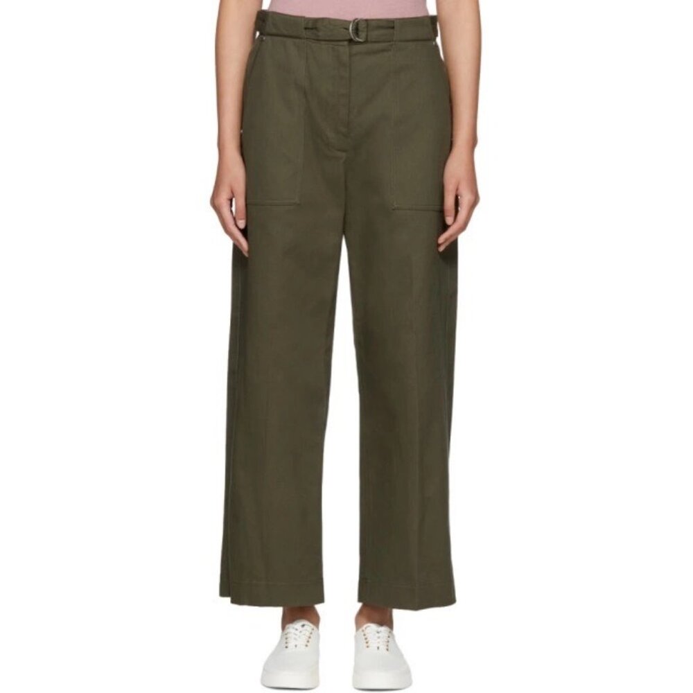 Rag & Bone Green Utility Cropped Pants